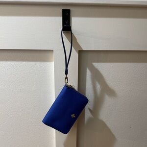 Tory Burch York Multitask Smartphone Royal Blue Wristlet